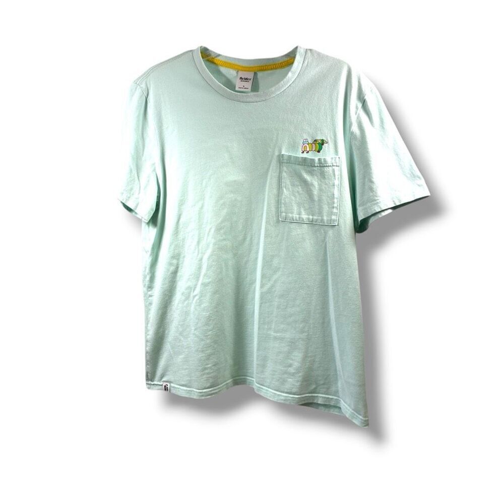 Bonobos Fielder Short Sleeve Front Pocket Tee in Mint Green Size M